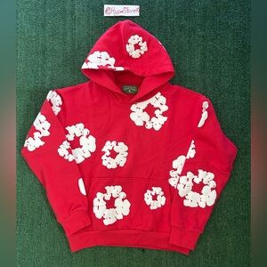 Brand new Denim Tears Cotton Wreath Sweatshirt Red Size Medium